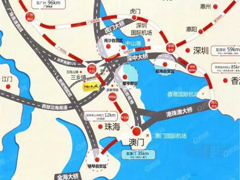 畔山中心城，畔山悅景花園-均價(jià)9000元/平